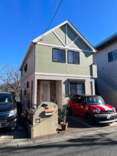【外壁塗装】素敵な色合いのダブルトーン塗装でおしゃれなお住まいに！