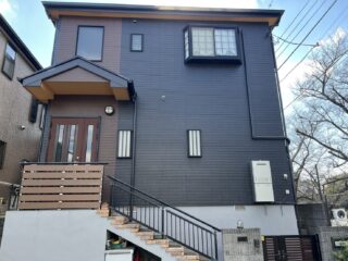 さいたま市見沼区【外壁塗装・屋根塗装】旦那様の色合いのセンスが光る仕上がりに！